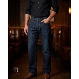 Adriano Goldschmied The Hero Jeans Men's 33x34 Relaxed Fit Denim Blue Designer